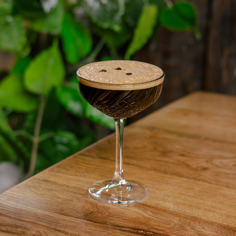 An espresso martini at Spark Bar & Kitchen
